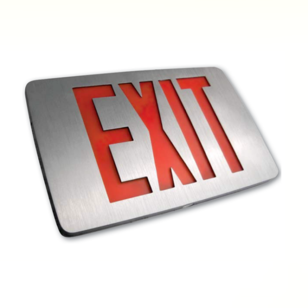 Thin Die-Cast Aluminum Exit Sign (KZXTEU )